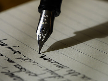 Feather, Miscellanea, Miscellaneous, Shadow, Paper, Ink, Pen HD wallpaper