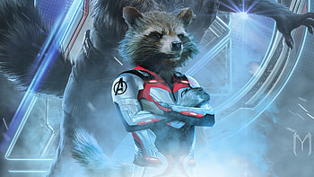 Avengers: Endgame, Rocket Raccoon HD wallpaper