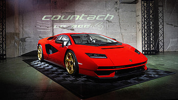 Red, Lamborghini, Lamborghini Countach, LPI 800, 2022, Car, 5 Cars HD wallpaper