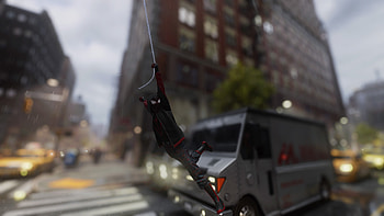 Miles swinging, video game, Marvel's Spider-Man 2 HD wallpaper