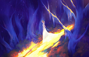 Oneliness Spirit , artist, artwork, digital-art, deviantart HD wallpaper