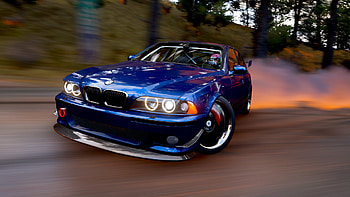 Bmw M5 e39 Drift, Drifting, video game, Forza Horizon, BMW HD wallpaper