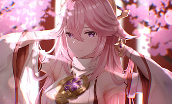 Yae-Miko-Genshin-Impact, Yae, Genshin, Miko, Impact HD wallpaper