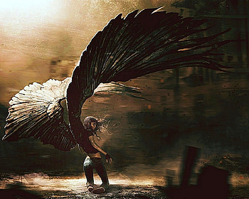 Fallen Angel, , sf, fantasy HD wallpaper