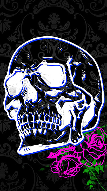 dark, skull HD phone wallpaper