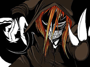 Hollow Ichigo, soul reaper, bleach, ichigo kurosaki, hollow HD wallpaper