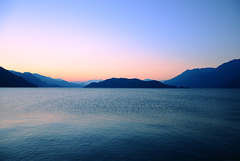 Harrison Hot Springs , nature, sea, ocean, mountains HD wallpaper