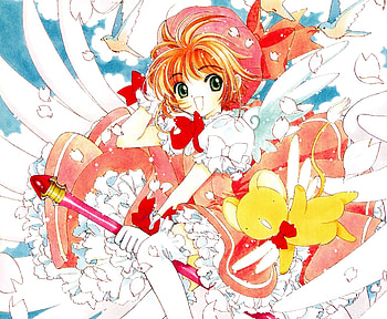 Fly with birds, Sakura Kinomoto HD wallpaper