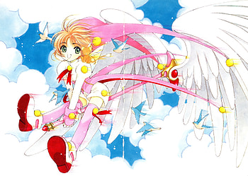 CardCaptor, wings, wand, ccs, sakura HD wallpaper