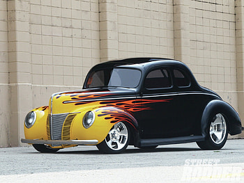 Lots To Like, Black, Flames, Classic, Ford HD wallpaper