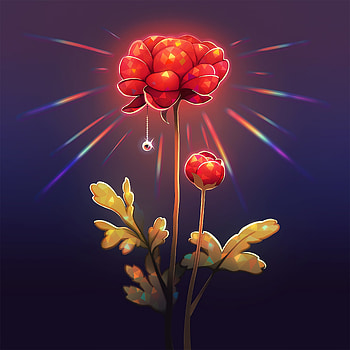 Art, Shining, Flower, Jewel HD phone wallpaper
