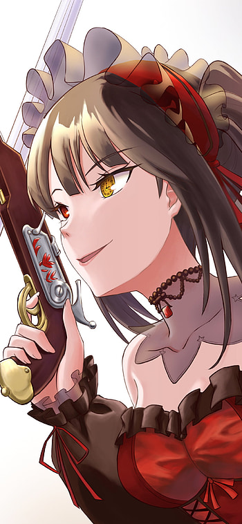 Kurumi Tokisaki Heterochroma: Date A Bullet Anime, heterochromia, Kurumi Tokisaki, Anime HD phone wallpaper
