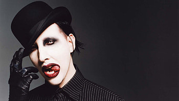 Marilyn Manson , High-quality background, Gothic aesthetic, Dark rock vibes HD wallpaper