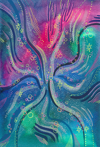 Watercolor, patterns, abstraction HD phone wallpaper