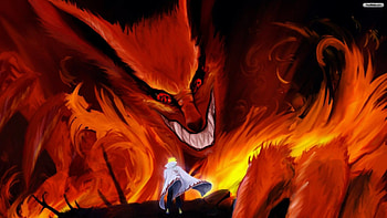 For > Naruto Shippuden Nine Tails HD wallpaper