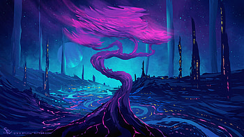 Tree Roots, artist, artwork, digital-art, deviantart HD wallpaper