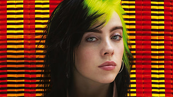 Billie Eilish ultra , Stunning background , Celeb admiration, Artistic aesthetics HD wallpaper