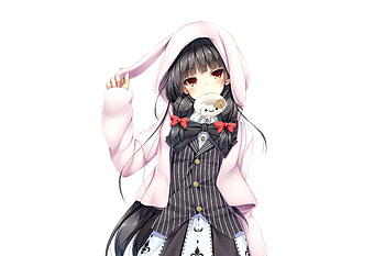 Japanese destroyer Isokaze, kancolle, kantai, cute HD wallpaper