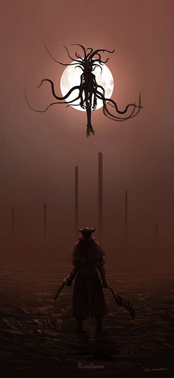Bloodborne, army, elden, dark, demonios, souls, anime HD phone wallpaper