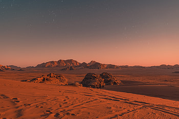 Brown Sand Under Blue Sky , sand, sky, nature, stars HD wallpaper