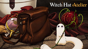 Witch Hat Atelier - Brushbuddy, Flower & anime logo, Fantasy, Cute, Cute Anime, Fantasy Anime HD wallpaper