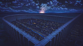Anime, Attack On Titan Scenery HD wallpaper