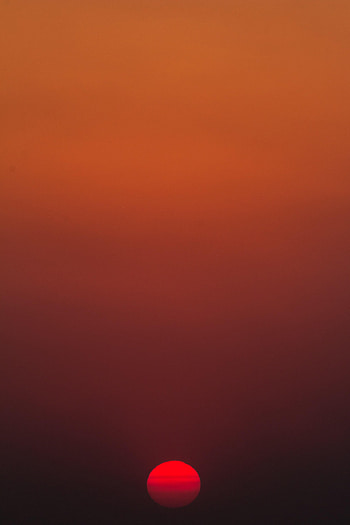 Nature, Sunset, Sky, Sun, Evening HD phone wallpaper