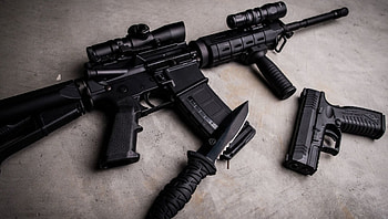AR-15 GUN, GUN, AR-15, RIFLE HD wallpaper