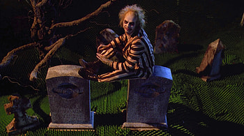 Michael Keaton, Beetlejuice character, Tim Burton, Classic movie HD wallpaper