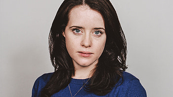 Claire Foy, Movies star, Striking portrait, -perfect HD wallpaper