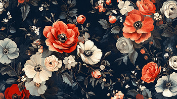Vintage Floral Elegance - Ultra, flower, floral, pattern, vintage HD wallpaper