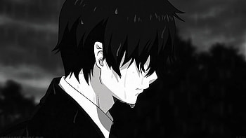 Anime Black (51), Black and White Anime HD wallpaper