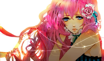 Megurine Luka, glow, awesome, tears, nice, aqua eyes, white, girl, singer, pink hair, anime girl, anime, pretty, light, megurine, virtual, blue, luka, black, song, sunlight, cute, vocaloid, dress, beauty, music, vocaloids, crying, sun, program, magnet, beautiful, diva, pink, sakura, cool, flowers, idol HD wallpaper