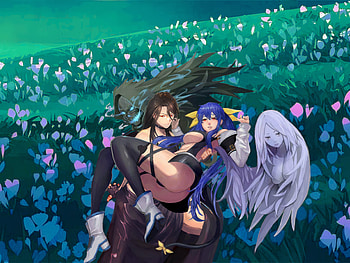 Testamentxdizzy big version, Dizzy, Testament x Dizzy, Romance, Guilty gear, Cute, Anime couple, Cute monster girl, Testament, Fighting games, Couple, Videogames HD wallpaper