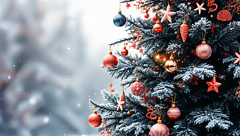 Festive Charm: Christmas Tree, christmas tree, Christmas, tree, ornaments, holiday HD wallpaper
