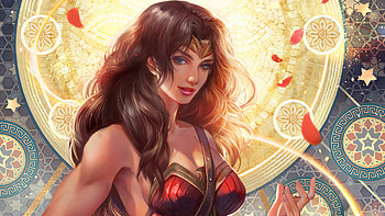 Wonder Woman Cute New Art, wonder-woman, superheroes, artwork, digital-art, artstation HD wallpaper