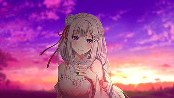Emilia (Re:zero), Anime, Re:zero Starting Life In Another World HD wallpaper