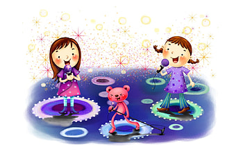 Children, Miscellanea, Miscellaneous, Entertainment, Micros, Singing HD wallpaper