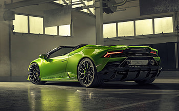 2019 Lamborghini Huracan Evo Spyder Rear View, lamborghini-huracan-evo-spyder, lamborghini-huracan-evo, lamborghini-huracan, lamborghini, 2019-cars, cars HD wallpaper
