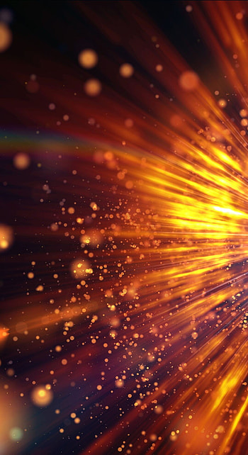 Gold lights, Whimsical aesthetic, Dreamy vibes, Enchanting glow HD phone wallpaper