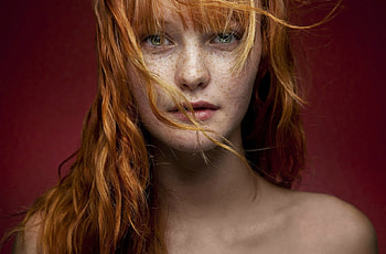 Redhead Portrait, red, face, beautiful, redhead, girl, hair, woman, beauty HD wallpaper