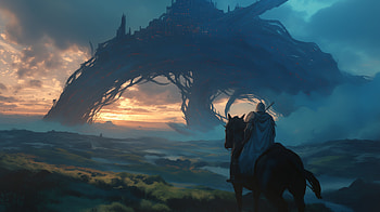 The Lands Between in Elden Ring, video game, Elden Ring, fantasy landscape HD wallpaper