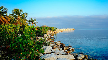 Seascape, , Tranquil waters, Ocean scenery HD wallpaper