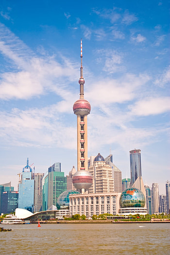 Oriental Pearl Tower, Travels, Shanghai, China HD phone wallpaper