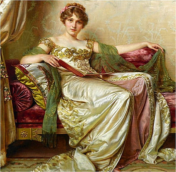 Charles Joseph Frederic Soulacroix (1858-1933) (DETAIL), charles joseph frederic soulacroix, painting, art, people, woman HD wallpaper
