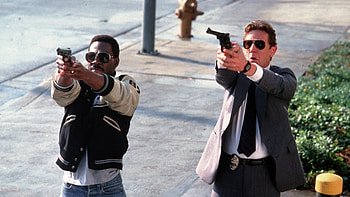 Beverly Hills Cop, 80s action film, Sylvester Stallone cameo HD wallpaper
