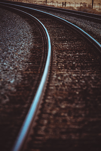 Miscellanea, Miscellaneous, Turn, Railway, Track, Rails, Rut HD phone wallpaper