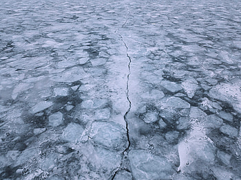 Nature, Ice, Cracks, Crack, Ice Floes HD wallpaper