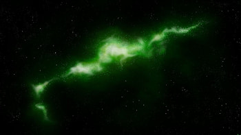 Green Nebula, Mesmerizing formations, Celestial artwork, Emanating radiance HD wallpaper