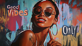 Good Vibes Only: A Vibrant Experience, motivational, Good vibes only, artistic HD wallpaper